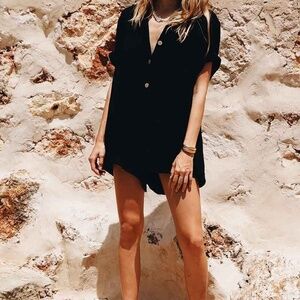 Maurie + Eve Black Romper